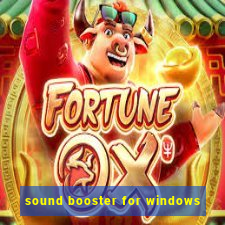 sound booster for windows